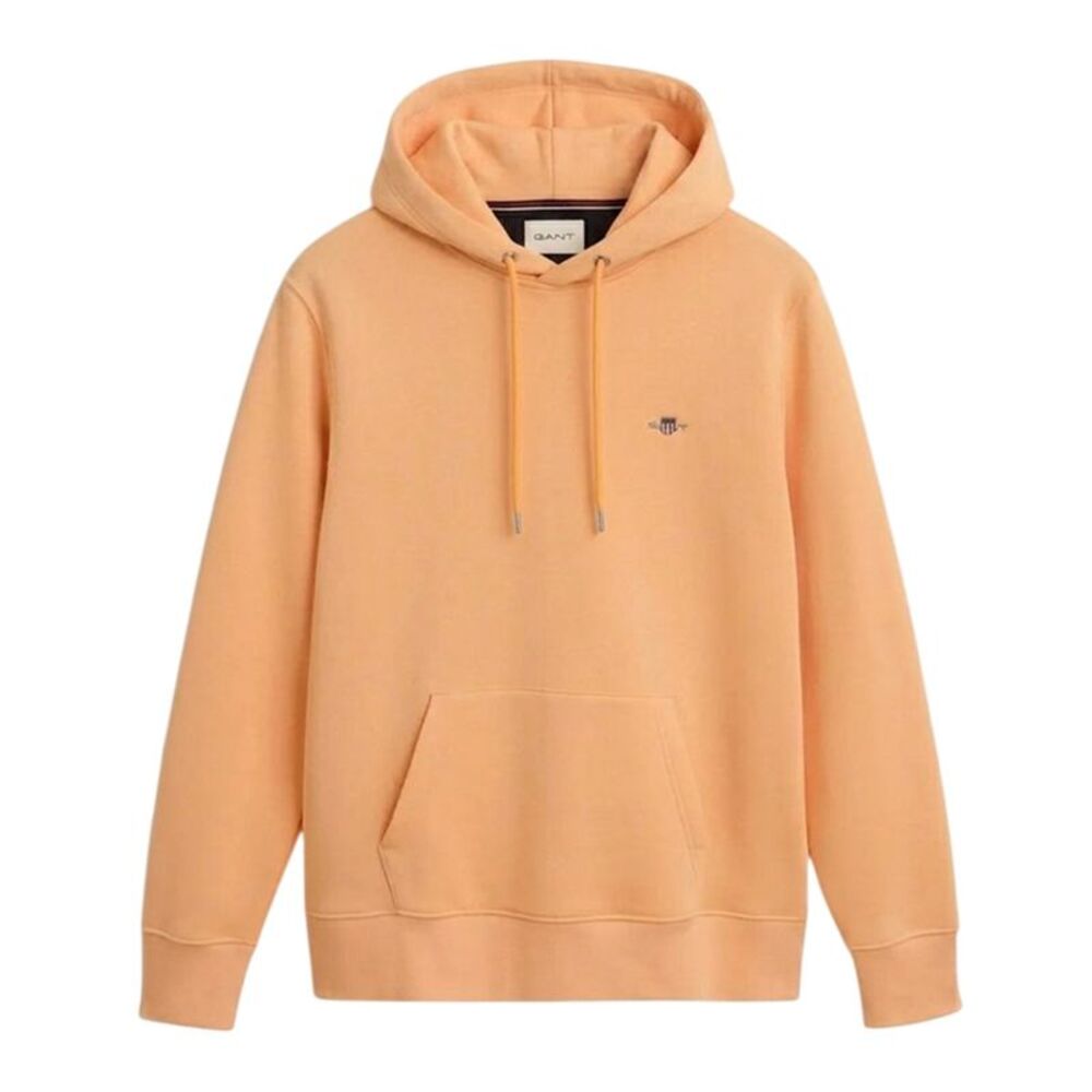 Gant Mens Shield Drawstring Hoodie / Orange
